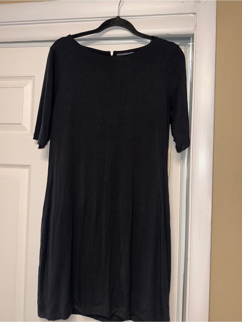 Tart Black Midi Shift Dress